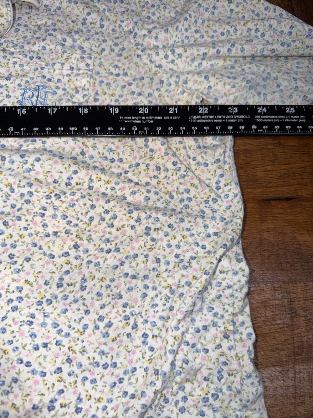 Lauren Ralph Lauren Floral Pajama Set Top & Pant Cottagecore Preppy Sz XL - Picture 6 of 10